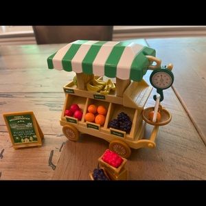 Calico Critters Fruit Wagon
